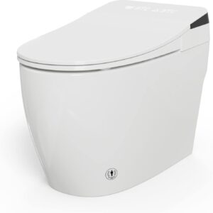 Little Meerkat Smart Toilets For Bathrooms | Smart Toilet With Bidet Built In | Heated Toilet Seat With Bidet | Smart Toilet One Piece Bidet Toilet With Remote Control & Toilet Automatic Flush